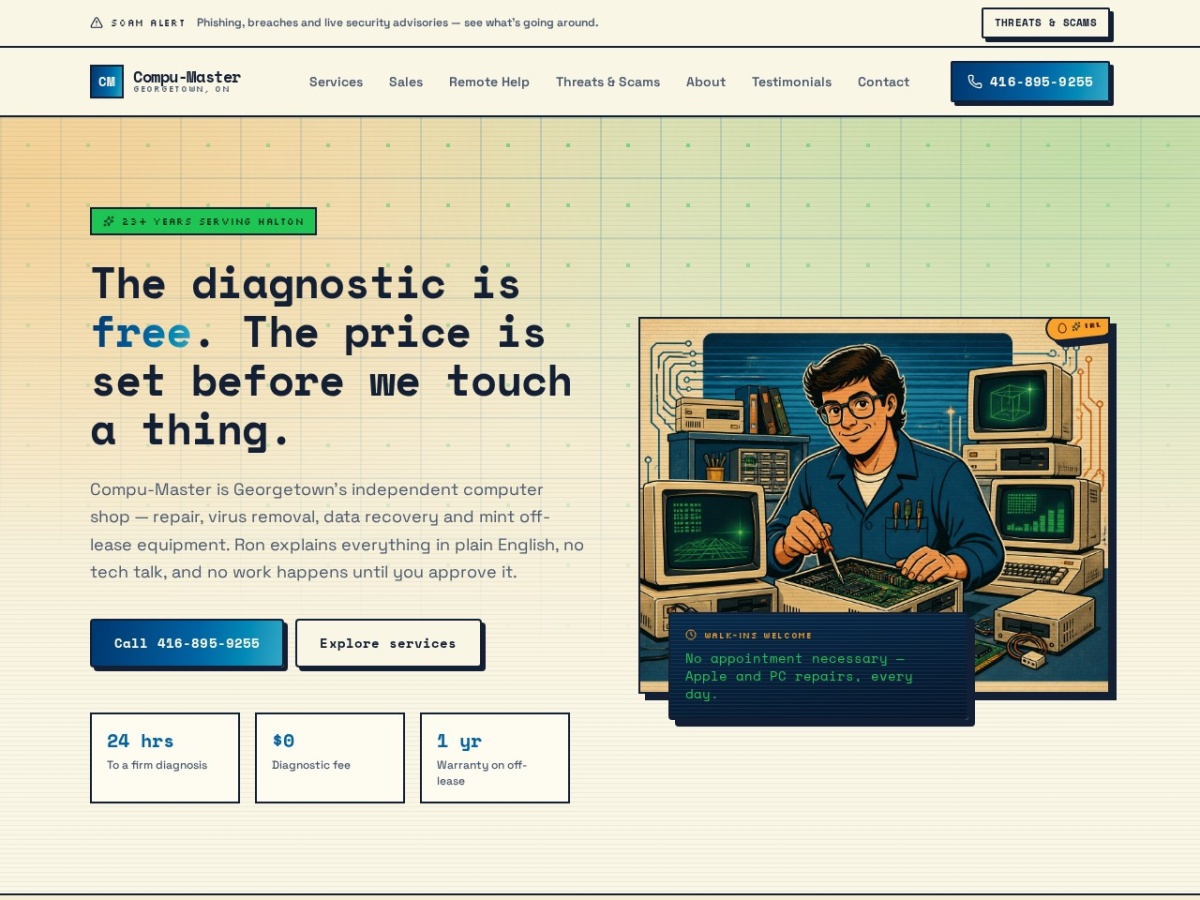 Compu-Master Animation website screenshot