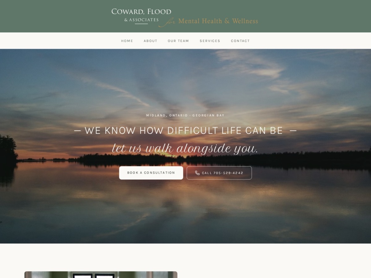 Coward, Flood & Associates website screenshot