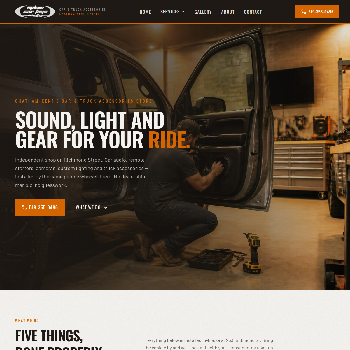 Mike's Car Toys website screenshot