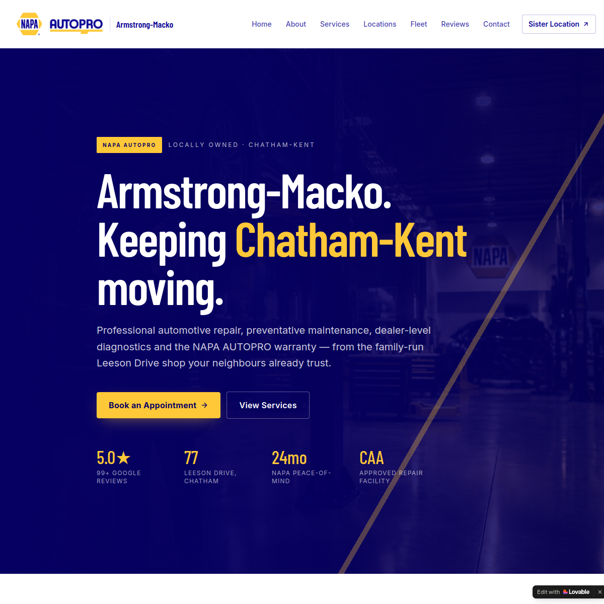 NAPA Armstrong-Macko Chatham