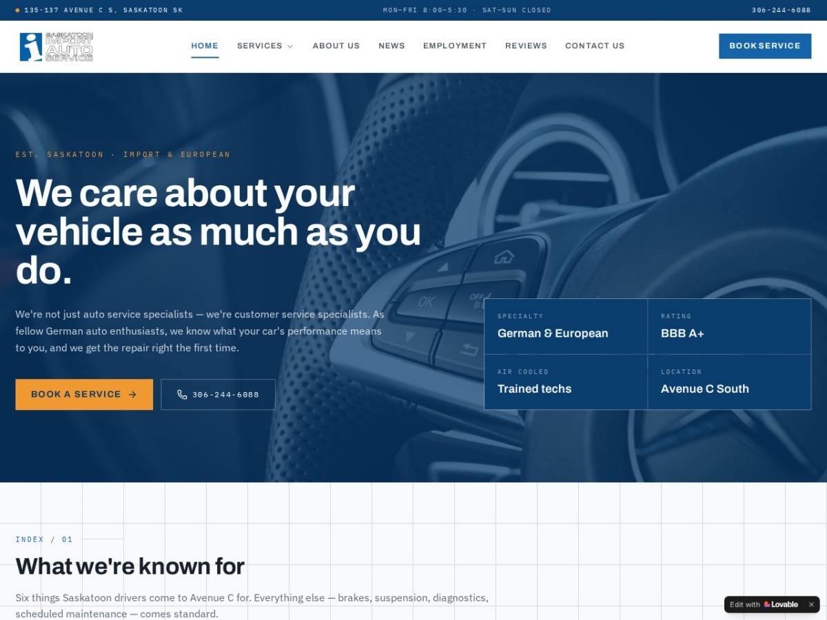 Saskatoon Import Auto Service